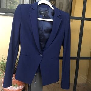 BCBG Max Azria Curved Hem Like New Blazer